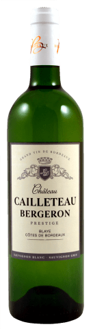 Château Cailleteau Bergeron, Prestige Blanc, Fût de Chêne Blaye AOC, 2020