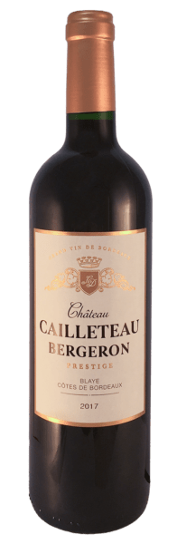 Château Cailleteau Bergeron, Prestige Rouge, Blaye Côtes de Bordeaux, Fûts de Chêne, 2018