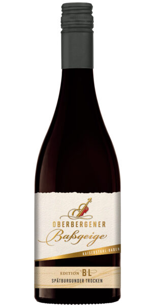 Oberbergener Baßgeige, Spätburgunder Rotwein, QbA trocken, Edition BL, Kaiserstuhl, 2021